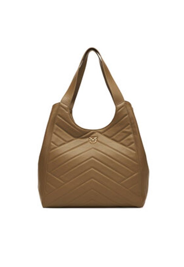 Pinko - PINKO Torebka Tote Bag PE 25 PLTT 104536 A2AO Zielony. Kolor: zielony. Materiał: skórzane