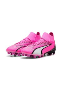 Buty piłkarskie Puma Ultra Pro FG/AG. Kolor: biały, wielokolorowy, czarny, różowy. Materiał: materiał, syntetyk. Sport: piłka nożna #2