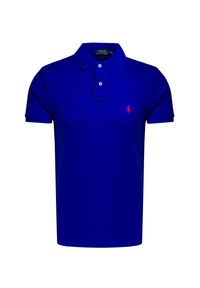 Polo Ralph Lauren - Polo POLO RALPH LAUREN. Typ kołnierza: polo. Materiał: mesh, tkanina, bawełna, prążkowany. Długość: długie. Wzór: ze splotem. Styl: sportowy #1