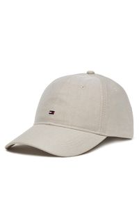 TOMMY HILFIGER - Czapka z daszkiem Tommy Hilfiger. Kolor: beżowy