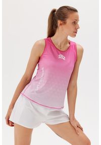 ROUGH RADICAL - Damska koszulka biegowa Rough Radical Support Singlet Women. Kolor: różowy