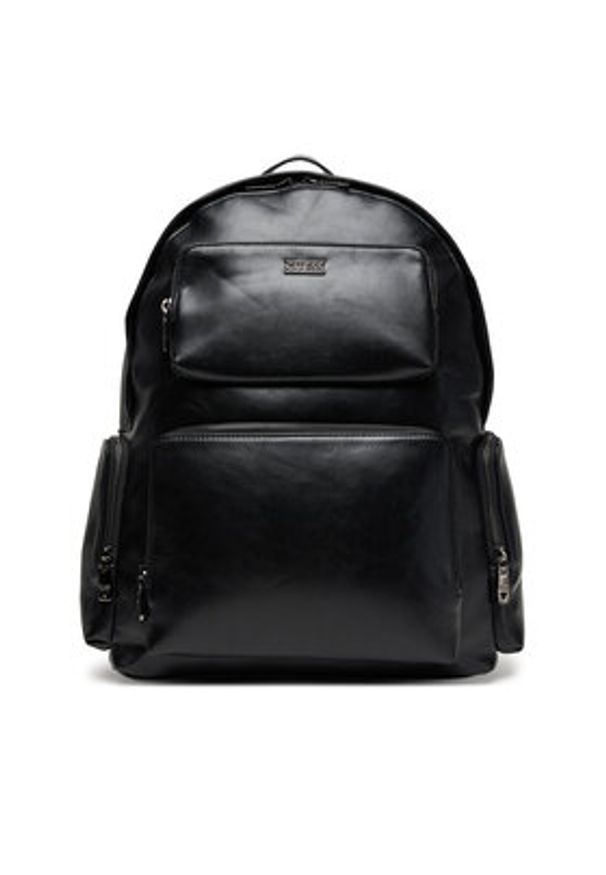 Guess Plecak 177229 Czarny. Kolor: czarny. Materiał: skóra