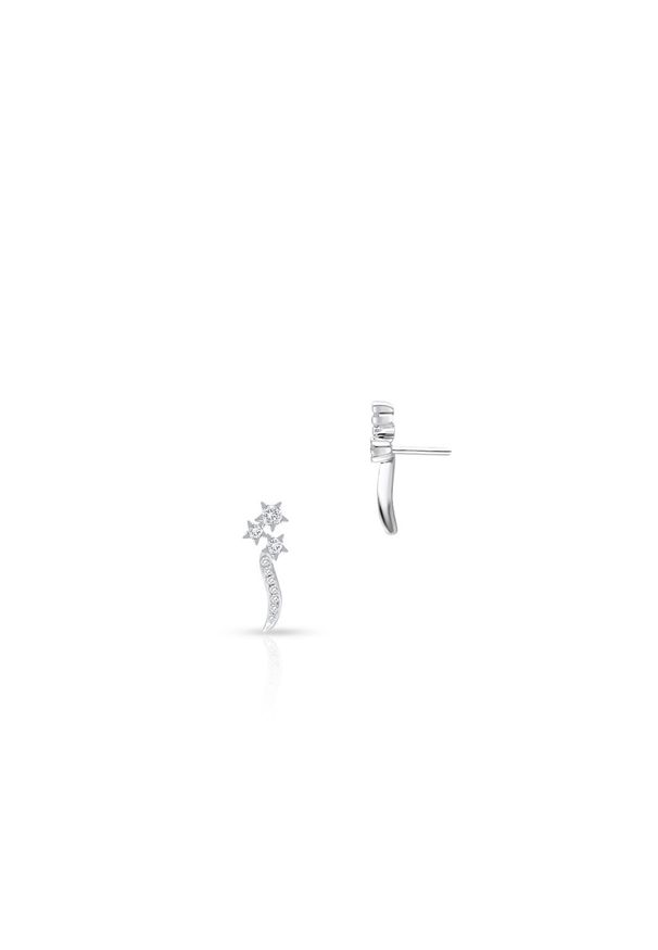 W.KRUK Złote Kolczyki - złoto 585, Brylant 0,17ct - ZEJ/KB+221B. Materiał: złote. Kolor: złoty. Kamień szlachetny: brylant