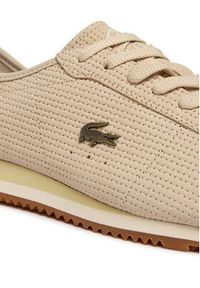 Lacoste Sneakersy Club-Low 51SFA0022 Beżowy. Kolor: beżowy. Materiał: skóra #4