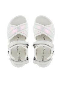 ecco - ECCO Sandały SP.1 Lite Sandal K 71214360343 Biały. Kolor: biały. Materiał: skóra #6
