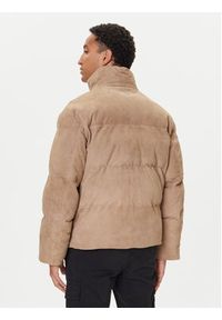 BOSS Kurtka skórzana Jocamp 50547546 Beżowy Relaxed Fit. Kolor: beżowy. Materiał: skóra #4