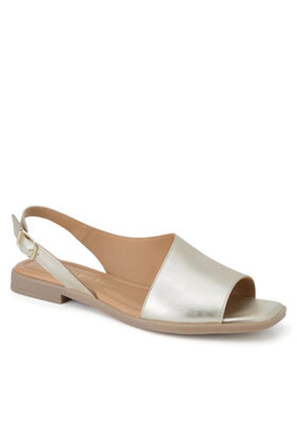 Sergio Bardi Sandały WI16-D1033-01SB Złoty. Kolor: złoty. Materiał: skóra