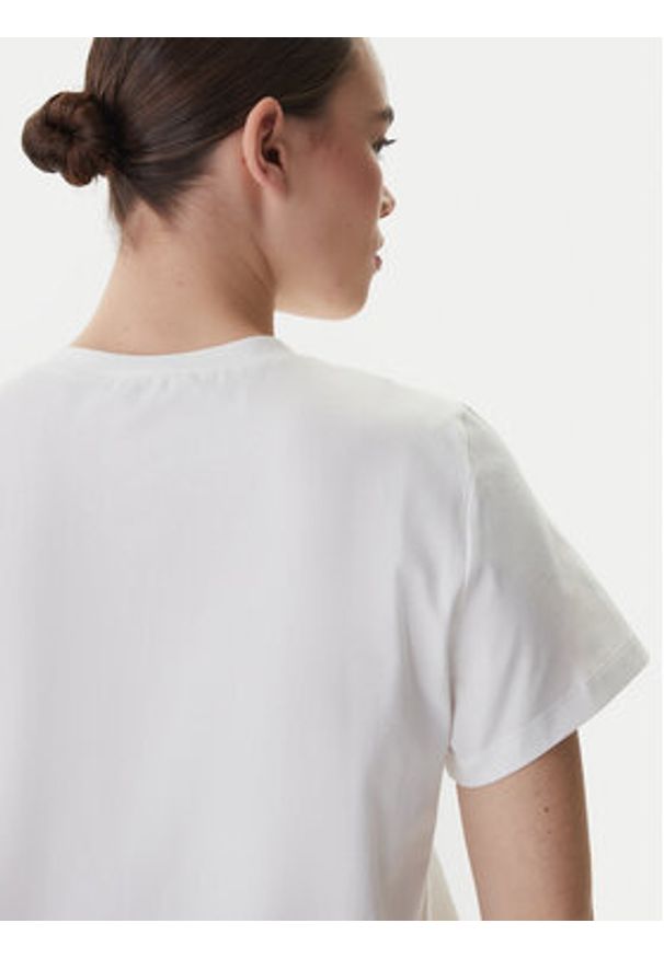 Marella T-Shirt Zorro 2615111141 Beżowy Relaxed Fit. Kolor: beżowy. Materiał: bawełna