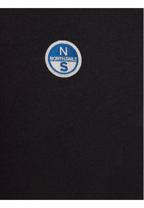 North Sails T-Shirt Bollo 692970 Czarny Regular Fit. Kolor: czarny. Materiał: bawełna