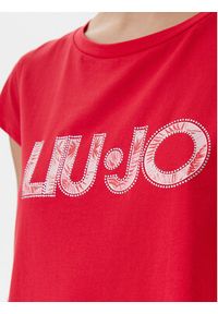 Liu Jo Beachwear Sukienka codzienna VA5194 JS003 Czerwony Regular Fit. Okazja: na co dzień. Kolor: czerwony. Materiał: bawełna. Typ sukienki: proste. Styl: casual