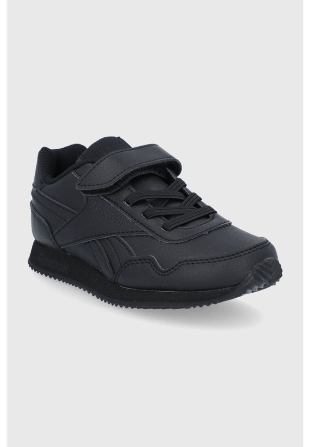 Reebok Classic Buty dziecięce kolor czarny. Zapięcie: rzepy. Kolor: czarny. Materiał: guma. Model: Reebok Classic