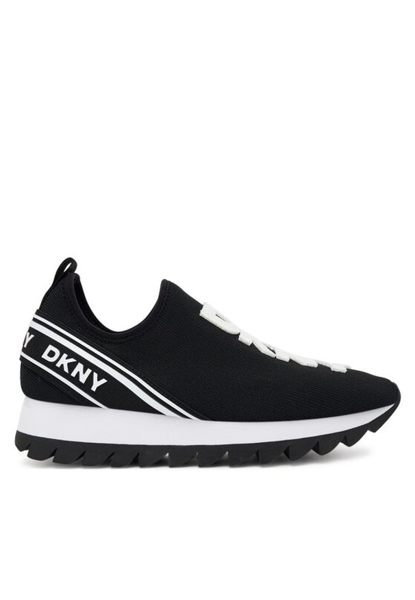 DKNY Sneakersy Abbi K3500764 Czarny. Kolor: czarny. Materiał: materiał