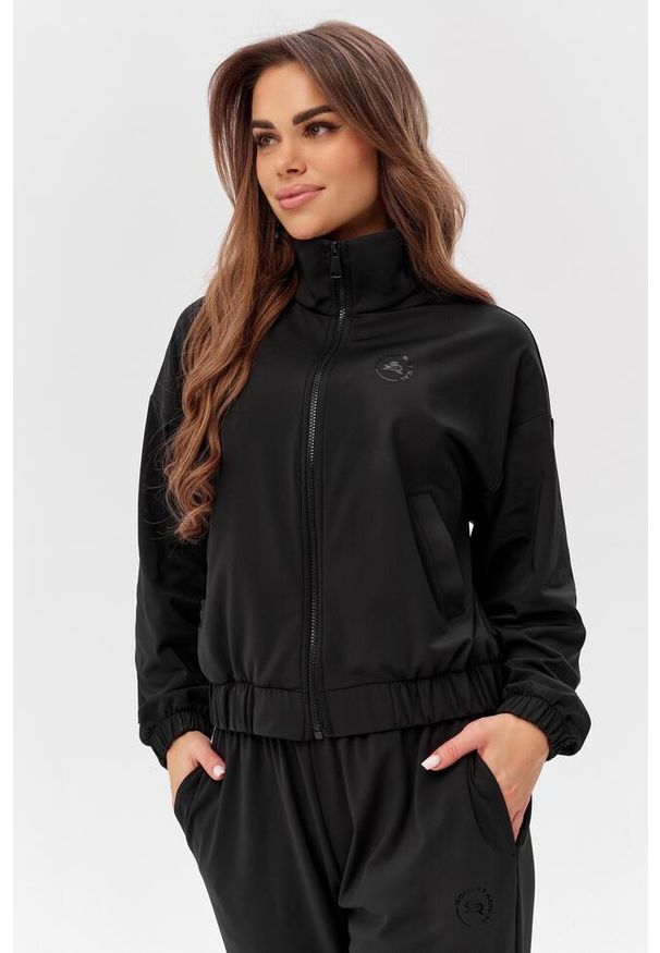ROUGH RADICAL - Damska bluza dresowa Rough Radical Chillfit. Kolor: czarny. Materiał: dresówka. Sport: fitness