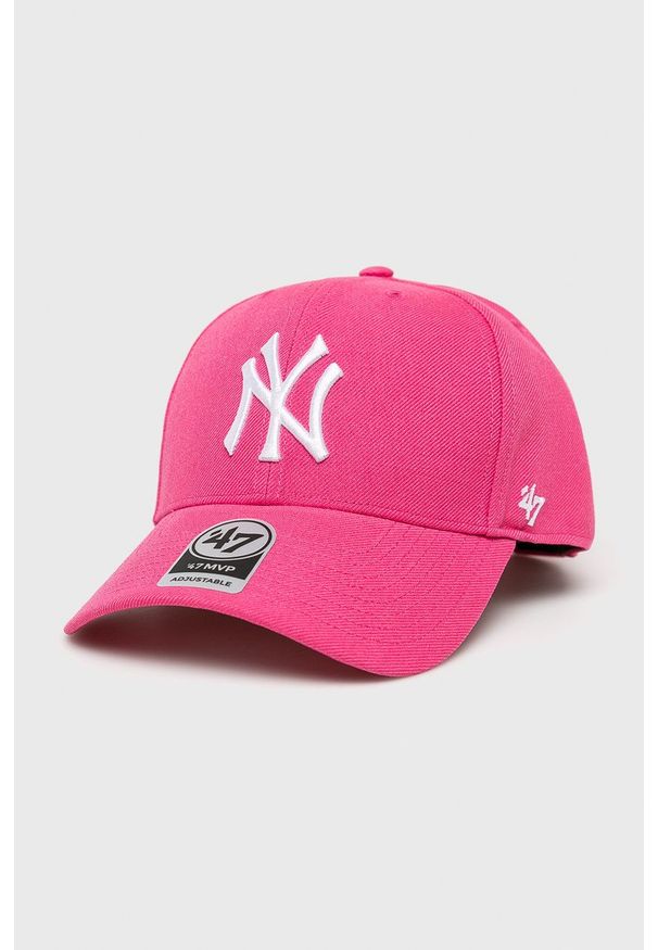 47 Brand - 47brand - Czapka MLB New York Yankees. Kolor: różowy