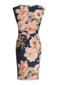 Swing Sukienka koktajlowa 5AK14700 Granatowy Regular Fit. Kolor: niebieski. Materiał: syntetyk. Styl: wizytowy #3