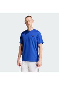 Adidas - Train Essentials Training Tee. Kolor: wielokolorowy, niebieski, czarny. Materiał: materiał