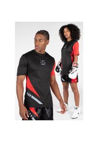 GORILLA WEAR - Hornell Koszulka - Czarny/Czerwony. Kolor: czerwony, wielokolorowy, czarny. Sport: fitness #1