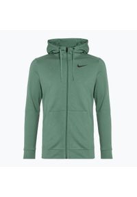 Bluza męska Nike Dri-Fit Hooded Fitness Full Zip Fleece. Kolor: zielony. Technologia: Dri-Fit (Nike). Sport: fitness