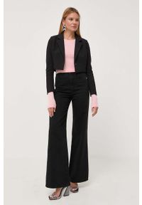 ROTATE - Rotate longsleeve damski kolor różowy. Kolor: różowy. Długość rękawa: długi rękaw. Wzór: aplikacja. Styl: klasyczny #5
