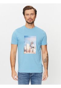 BOSS - Boss T-Shirt Tefragile 50503535 Niebieski Regular Fit. Kolor: niebieski. Materiał: bawełna #1
