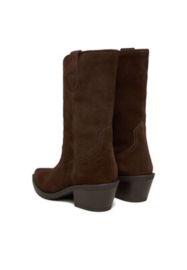 Badura Kowbojki EO-CAMILA-5031 Brązowy. Kolor: brązowy. Materiał: zamsz, skóra