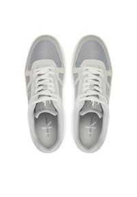 Calvin Klein Jeans Sneakersy Basket Cupsole Laceup Mix YM0YM00707 Szary. Kolor: szary. Materiał: materiał #4
