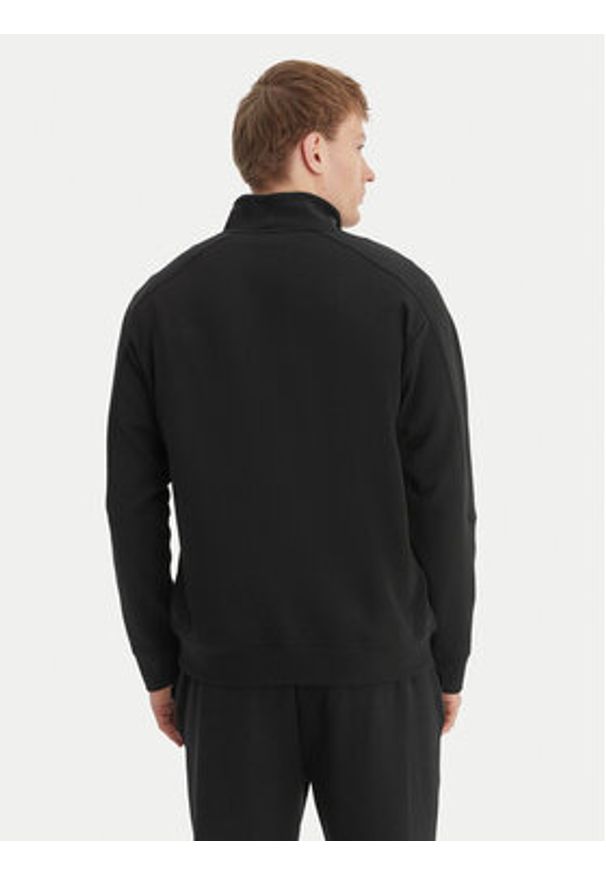 Hugo - HUGO Bluza Atlas 50557016 Czarny Regular Fit. Kolor: czarny. Materiał: bawełna