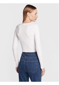 Cotton On Bluzka 2055173 Biały Slim Fit. Kolor: biały. Materiał: wiskoza #3