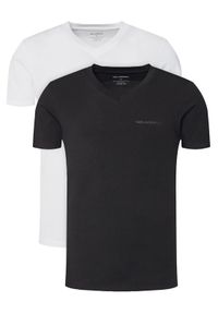 Karl Lagerfeld - KARL LAGERFELD Komplet 2 t-shirtów A3M47006 Kolorowy Slim Fit. Typ kołnierza: dekolt w karo. Materiał: bawełna. Wzór: kolorowy