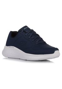 skechers - Buty do chodzenia męskie Skechers Skech lite Pro Nul. Kolor: niebieski. Materiał: syntetyk, materiał. Szerokość cholewki: normalna. Sport: turystyka piesza