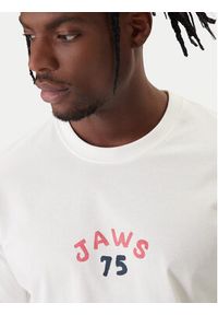Jack & Jones Longsleeve Jaws 12286615 Biały Relaxed Fit. Kolor: biały. Materiał: bawełna. Długość rękawa: długi rękaw #7