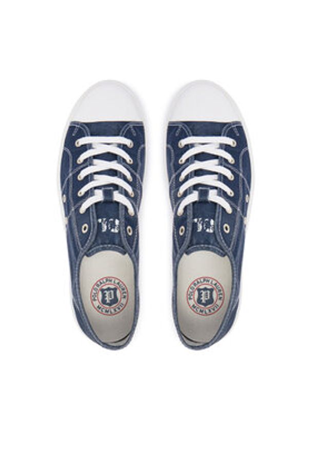 Polo Ralph Lauren Trampki Ayers Low Sk 809P07627002 Niebieski. Kolor: niebieski. Materiał: materiał
