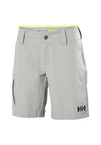 Spodenki damskie Helly Hansen W QD Cargo Shorts. Kolor: szary. Sport: turystyka piesza