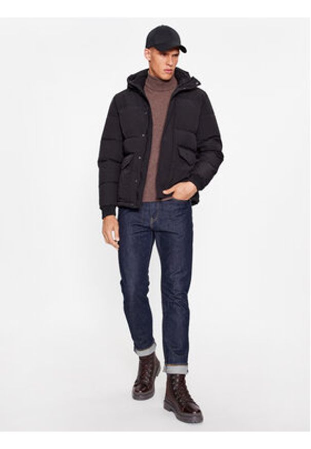 Jack & Jones - Jack&Jones Kurtka zimowa 12236040 Czarny Regular Fit. Kolor: czarny. Materiał: syntetyk. Sezon: zima