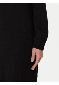 Tommy Jeans Sukienka dzianinowa DW0DW19470 Czarny Relaxed Fit. Kolor: czarny. Materiał: bawełna #5