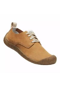 keen - Buty do chodzenia damskie Keen Mosey Derby Leather. Kolor: brązowy. Sport: turystyka piesza