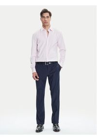 Guess Spodnie materiałowe M4YB01 WG9Z2 Granatowy Slim Fit. Kolor: niebieski. Materiał: syntetyk #2