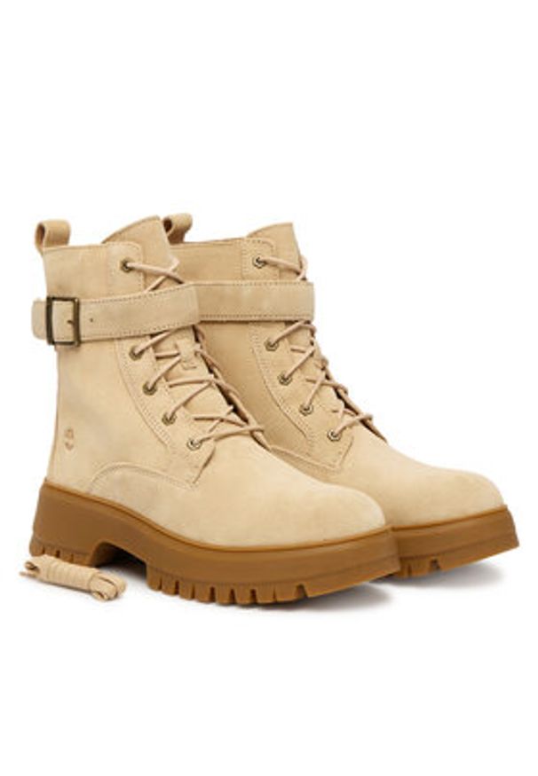 Timberland Trzewiki Cora Valley TB0A6FBWER31 Beżowy. Kolor: beżowy. Materiał: skóra, nubuk
