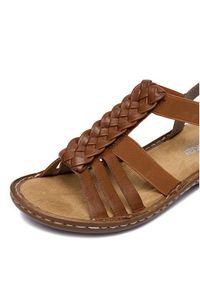 Rieker Sandały CEO-60809-24 Brązowy. Kolor: brązowy. Materiał: skóra #8