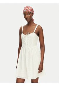 Billabong Sukienka letnia Romantic Vibes EBJWD00155 Kremowy Regular Fit. Kolor: kremowy. Materiał: bawełna. Sezon: lato #1