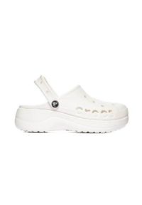 Buty do chodzenia damskie Crocs Baya Platform Clog. Kolor: biały. Materiał: syntetyk, materiał. Obcas: na platformie #1