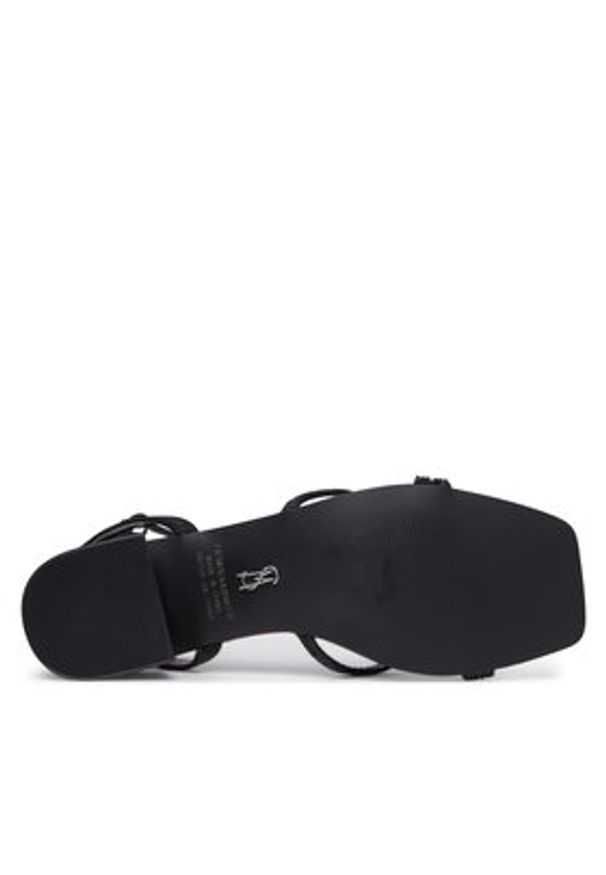 Steve Madden Sandały Gabby SM11003037 Czarny. Kolor: czarny. Materiał: materiał