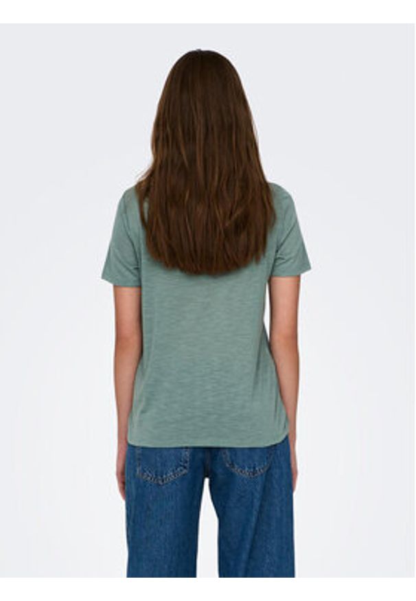 JDY T-Shirt Dodo 15296235 Zielony Regular Fit. Kolor: zielony. Materiał: syntetyk