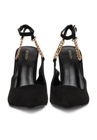 DeeZee Czółenka HT368-1 Czarny. Kolor: czarny. Materiał: materiał #3