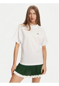 Lacoste Polo PF9654 Biały Relaxed Fit. Typ kołnierza: polo. Kolor: biały. Materiał: bawełna #1