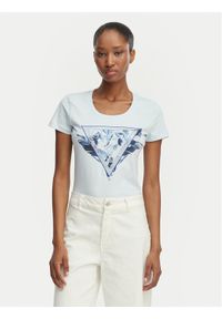 Guess T-Shirt W6GI11 K3026 Niebieski jasny Regular Fit. Kolor: niebieski. Materiał: bawełna #1