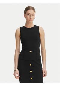 Marciano Guess Bluzka G6GR23 Z0760 Czarny Regular Fit. Kolor: czarny. Materiał: syntetyk #1