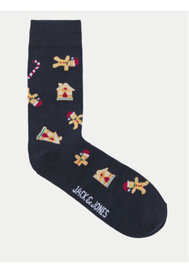 Jack & Jones Komplet bielizny Xmas 12266765 Granatowy. Kolor: niebieski. Materiał: bawełna