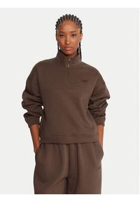 Reebok Bluza Reebok X Ewa Chodakowska RK25305CCW Brązowy Regular Fit. Kolor: brązowy. Materiał: bawełna #6