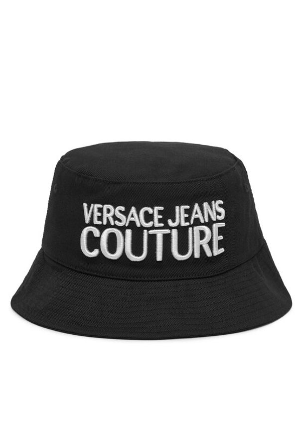 Versace Jeans Couture Kapelusz 78VAZK04 Czarny. Kolor: czarny. Materiał: bawełna, materiał